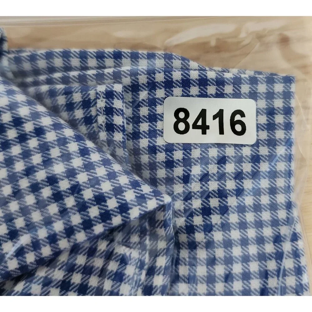 Polo Ralph Lauren Estate Classic Fit Blue Plaid Long Sleeve Button Shirt Size 17